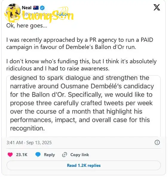 Chia sẻ của nhà báo Gardner đã thu hút sự chú ý lớn trên mxh. (Ảnh: Nền tảng X)